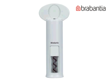 Brabantia 0762342 Classic Corkscrew White 