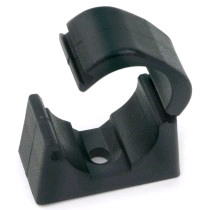 Falcon Conduit Hinged Spring Clip 25mm Black