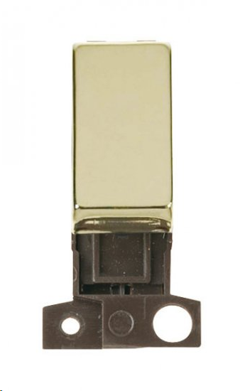 Click Switch Module Intermediate Polished Brass