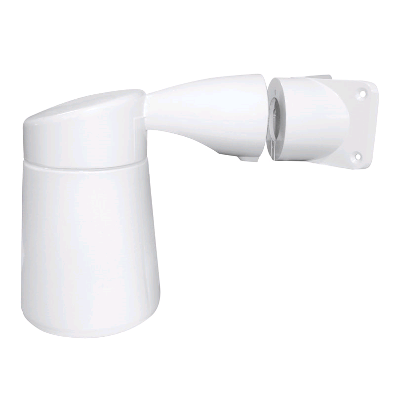 Eterna LED Well Glass Fitting White c/w Corner Bracket 