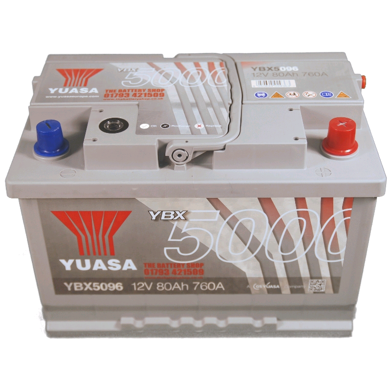 Yuasa Battery 12V 80Ah 760A High Performance  YBX5096