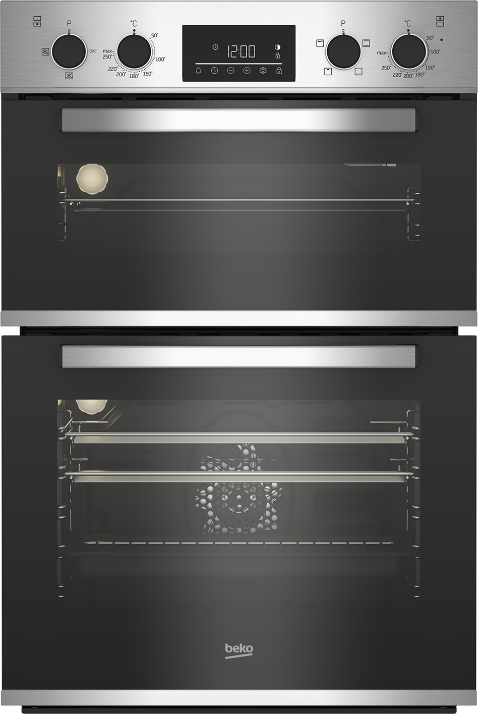 Beko CTFY22309X 59.4cm Built under Electric Double Oven - Stainless Steel