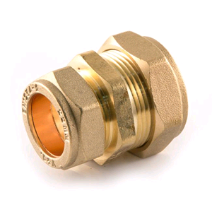 Copper Reducing Coupler 22mm x 15mm Compression