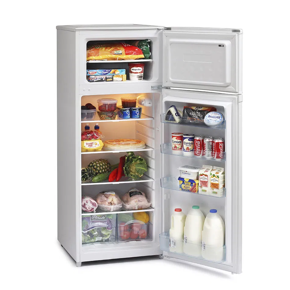 Iceking FF218W.E White Tall Top Mount Fridge Freezer H1415 W550 D580 