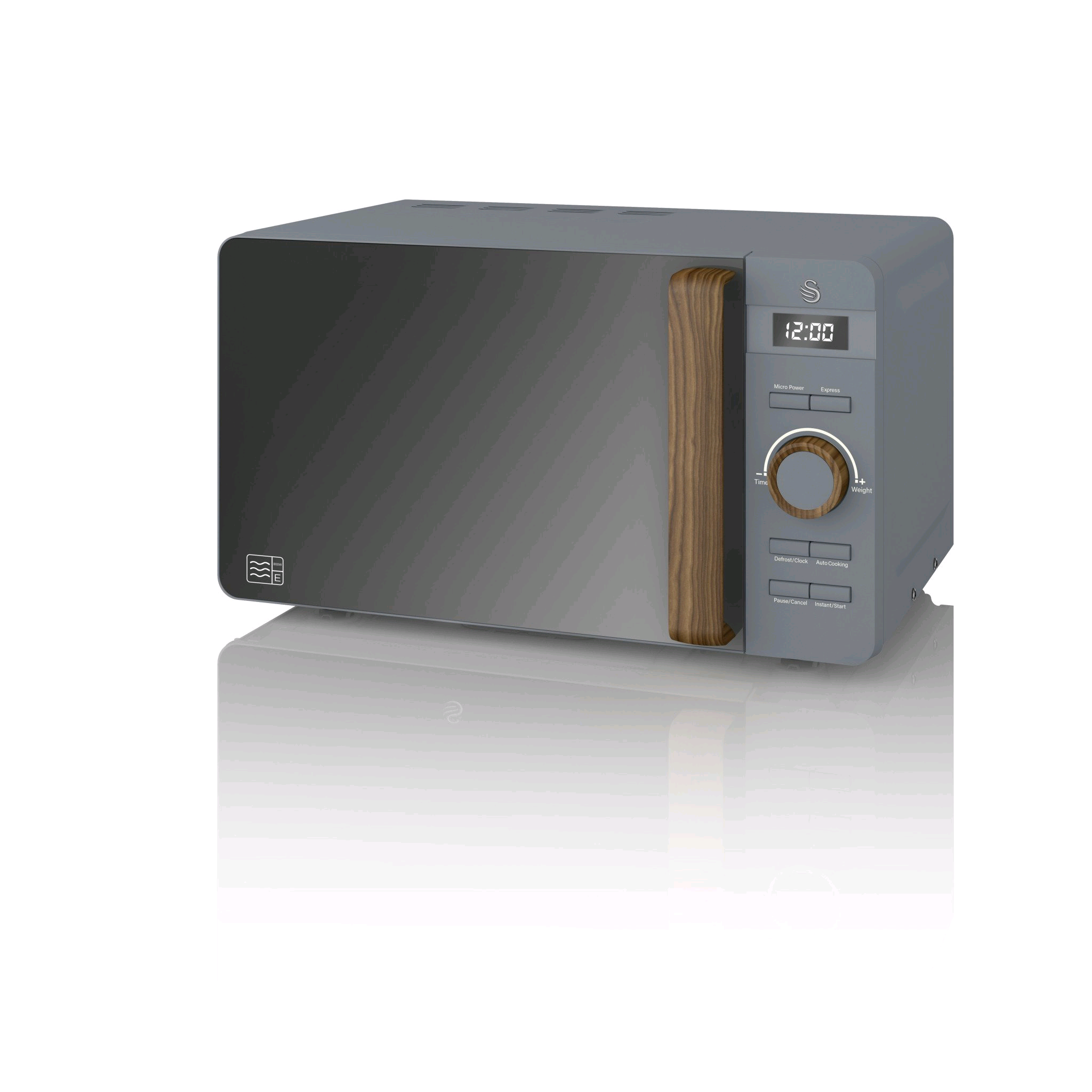 Swan Nordic Digital Microwave 20L Grey