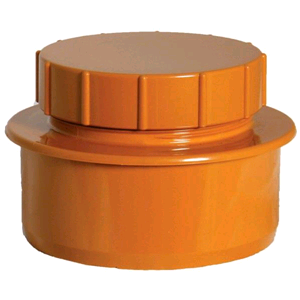 Floplast Screwed Access Cap Terracotta D292 SOIL
