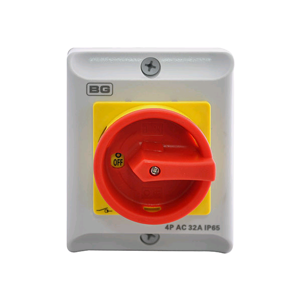 BG 40a 4Pole Rotary Isolator IP65