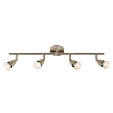 Saxby Amalfi 4Lt Bar 50W Spot Satin Nickle