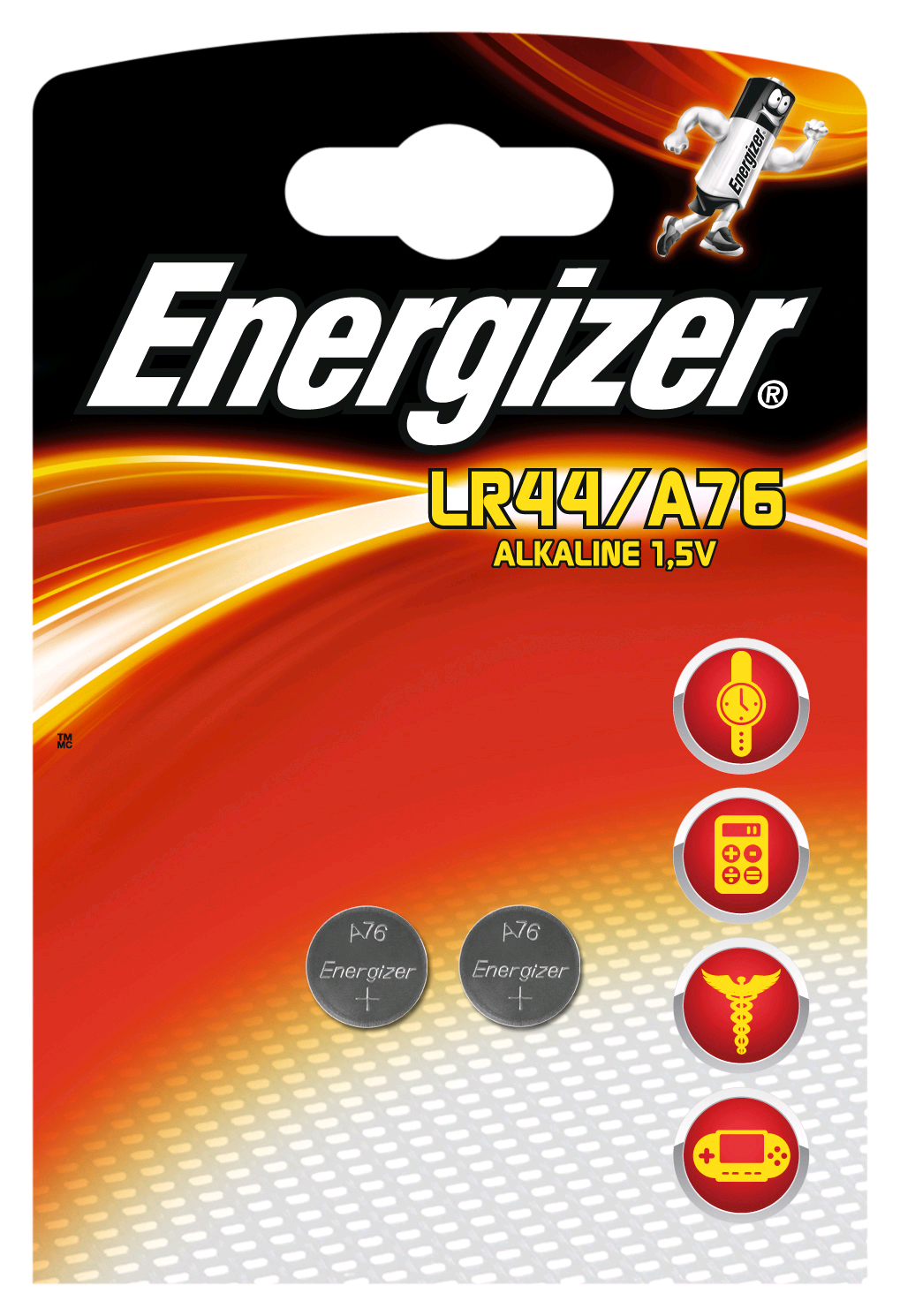 Energizer LR44 1.5V Button Cell Battery Twin Pack (AG13) S3285
