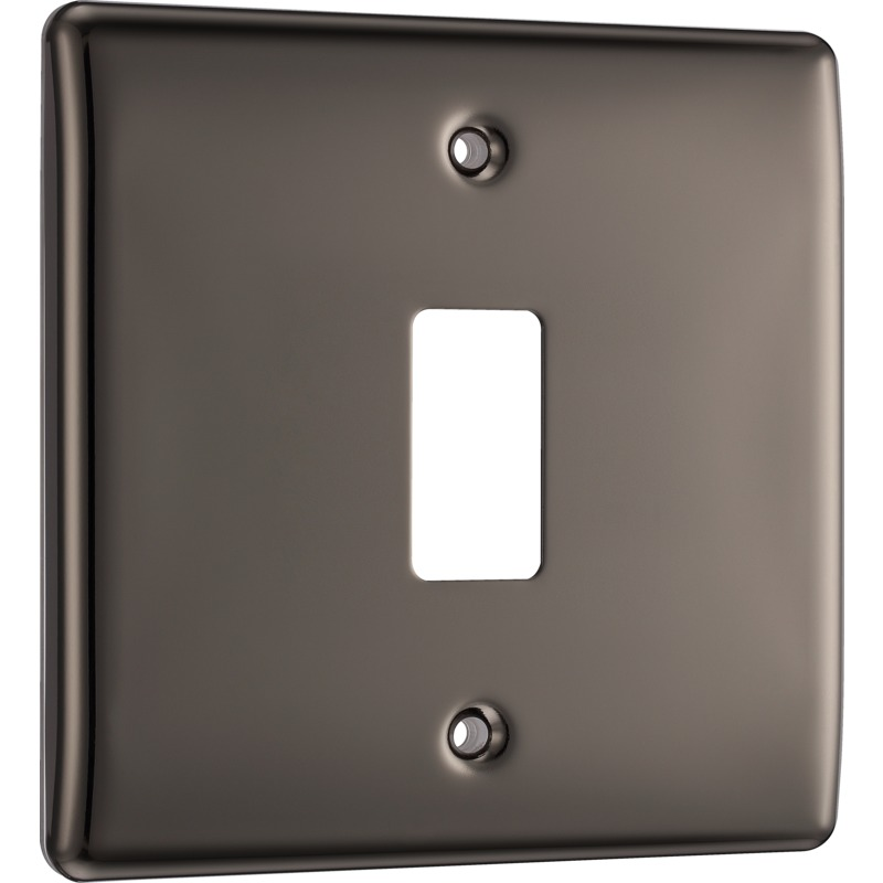 BG 1g Grid Face Plate Black Nickel (New Type)