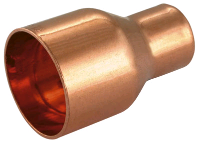 Copper 54mm x 35mm Fitting Reducer Endfeed