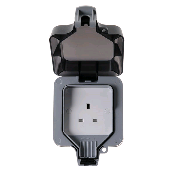 BG 1gang 13a DP Weather Proof Unswitched Socket 