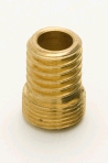 Jeani Brass Wood Nipple 1/2