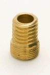 Jeani Brass Wood Nipple 1/2" to 7/16" 