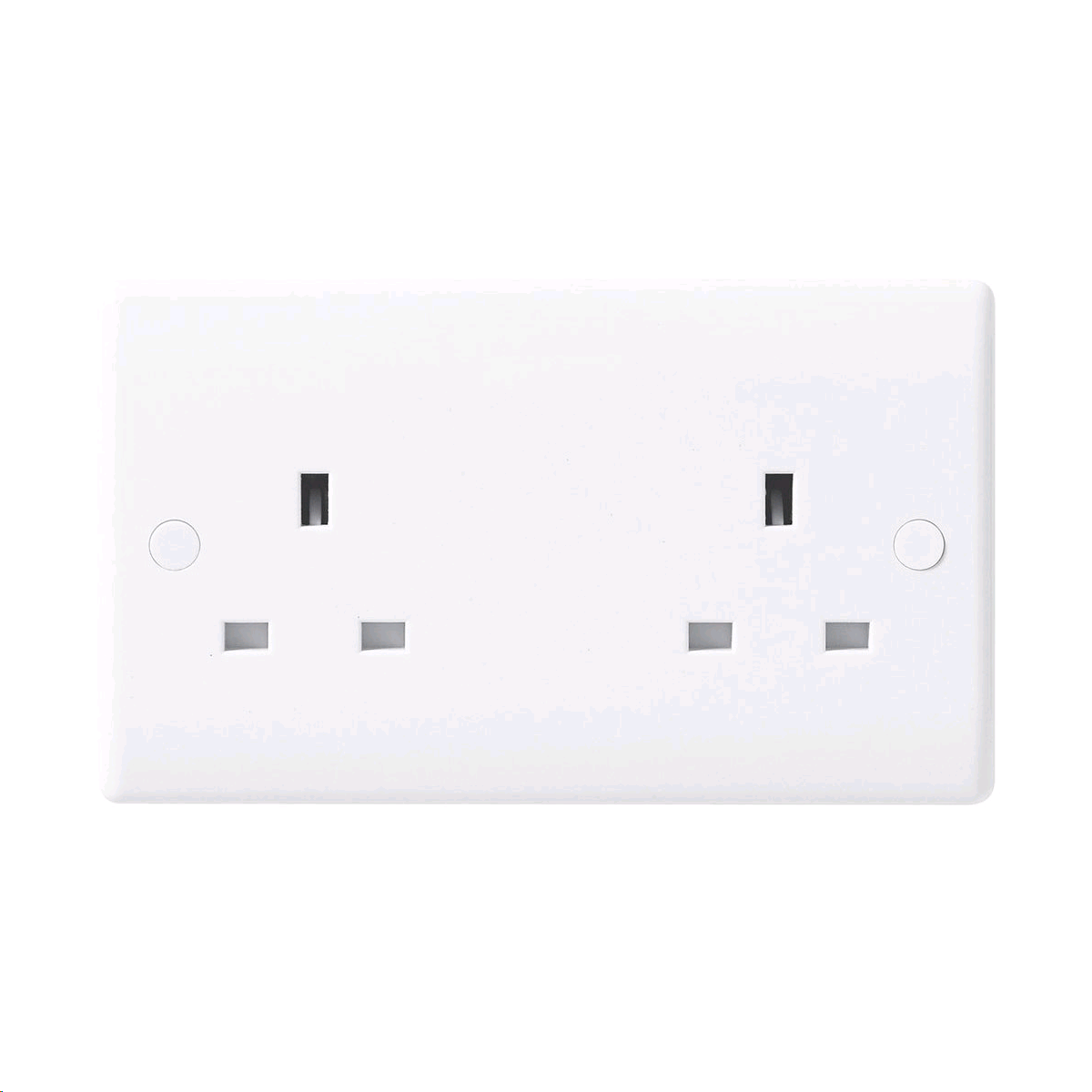 BG 2 Gang Unswitched Socket