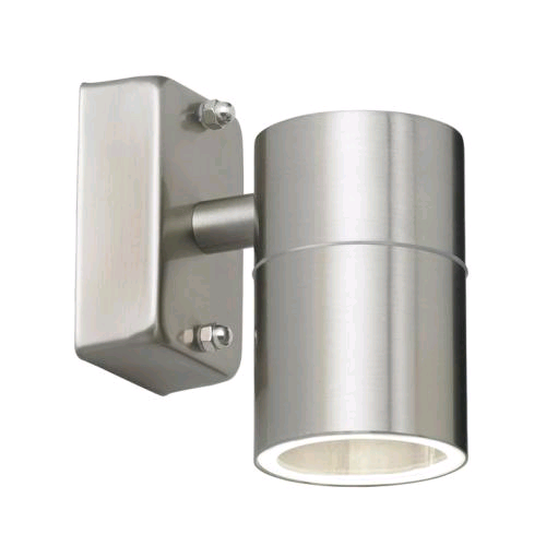 Saxby Canon Wall Light 35W Polished Stainless Steel