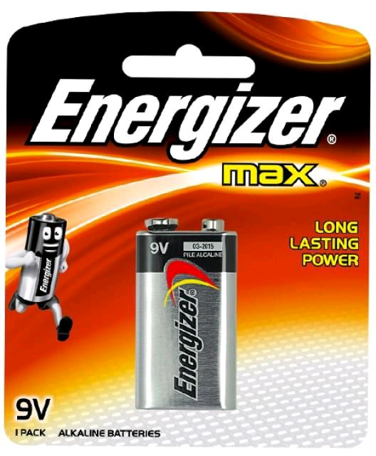 Energizer S9005 9V MAX Alkaline Battery