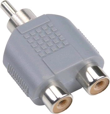 Bandridge RCA Spliiter 1xRCA Male to 2RCA Female Amp-Sub