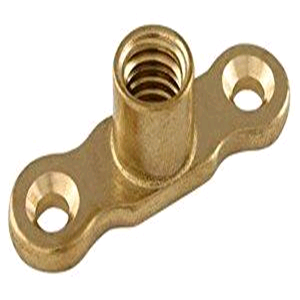 Brass Back Plate 10mm Female 