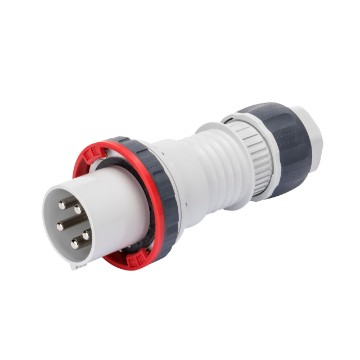 Gewiss 125a 415V 3P + N & E IP67 Commando Industrial Plug