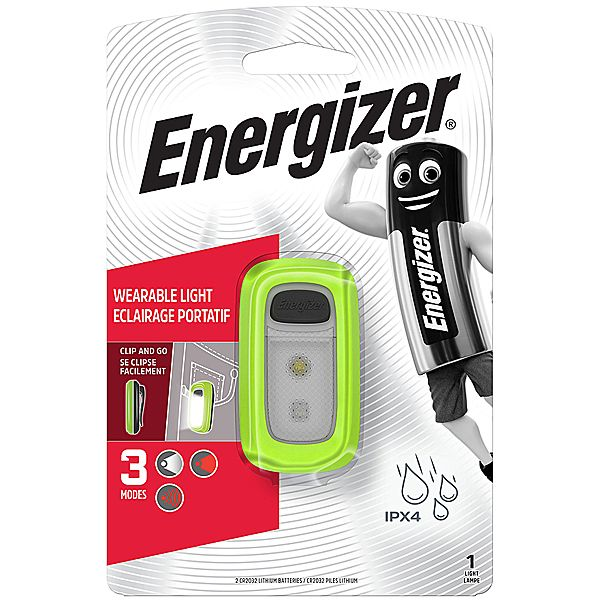 Energizer S16518 LED Wearable 30 Lumen Clip Light/Torch