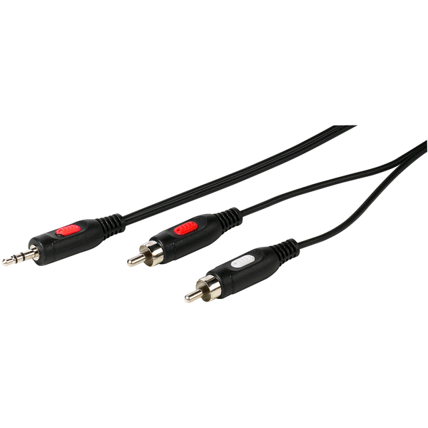 Vivanco 46/04 15 3.5mm 2 x RCA Connection 1.5mtr