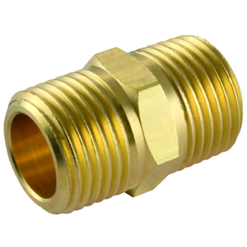 Brass Hex Nipple 3/4