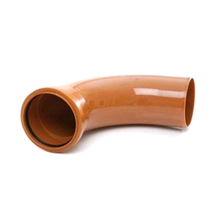 Underground 110mm Bend 87½deg Bend M/F Terracotta D161 SOIL