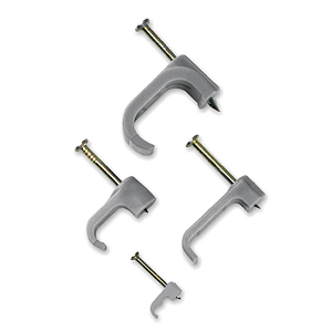 Thorsman 2126 027 Premium Grey Flat Clip 6x10 for 2.5mm T/E (per 100)