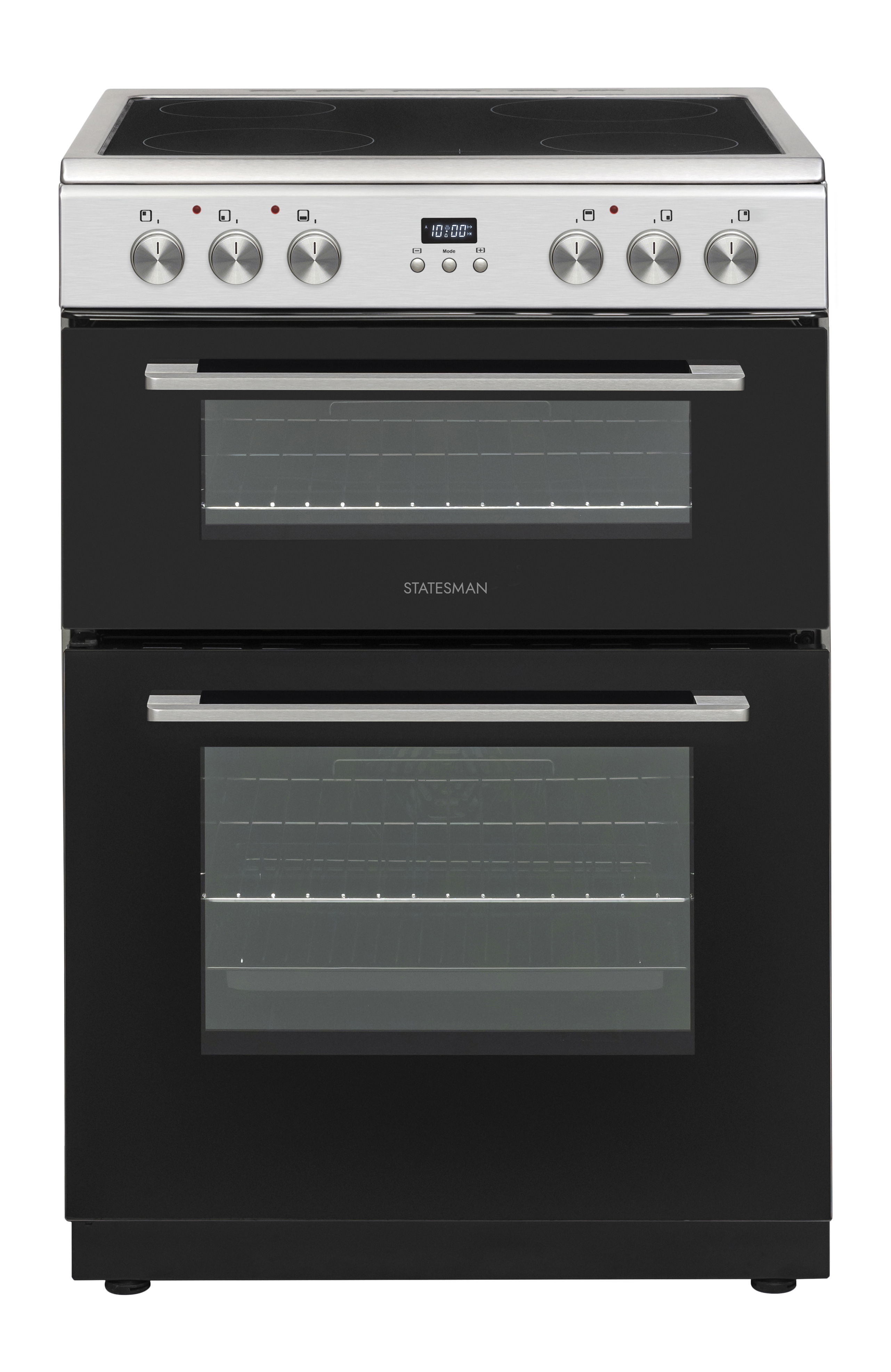 Statesman TDC60X 60cm Double Oven Ceramic Hob Cooker - INOX Fan assisted 76/56  