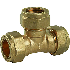 Copper Equal Tee 10mm Compression