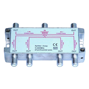 Aerial 6way 16dB Tap Splitter
