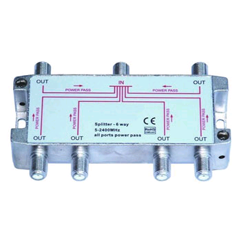 Aerial 6way 16dB Tap Splitter 