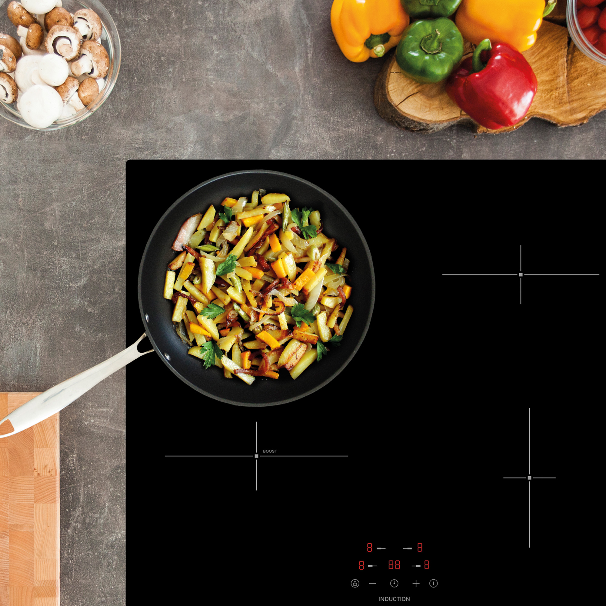 Statesman IHZ4604 Zone Induction Electric Hob Touch Control 60cm