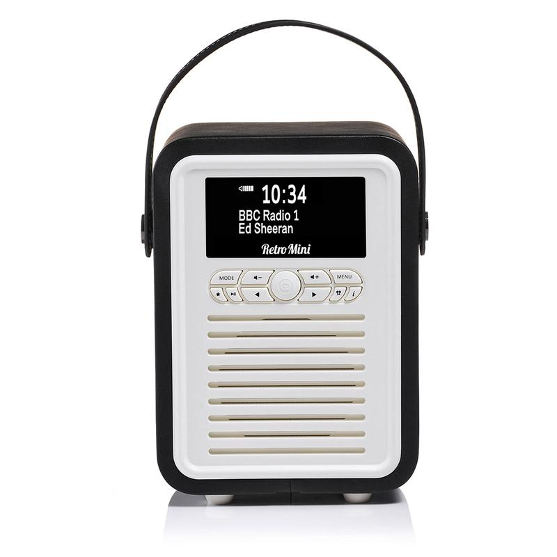 Viewquest Retro Mini DAB Radio Black