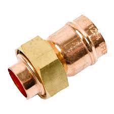 Copper Straight Tap Connector 22mm x 3/4" Solder Ring 