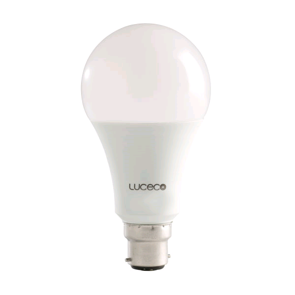 BG Luceco LED A60 6.5w BC Warm 2700K Non Dimmable