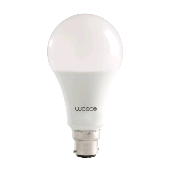 BG Luceco LED A60 6.5w BC Warm 2700K Non Dimmable 