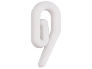 Basics Plastic Curtain Tape Hooks 80pk 0456789