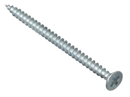 Forgefix M/P Screw 4 x 60mm (Pack of 12) Zinc Plated 