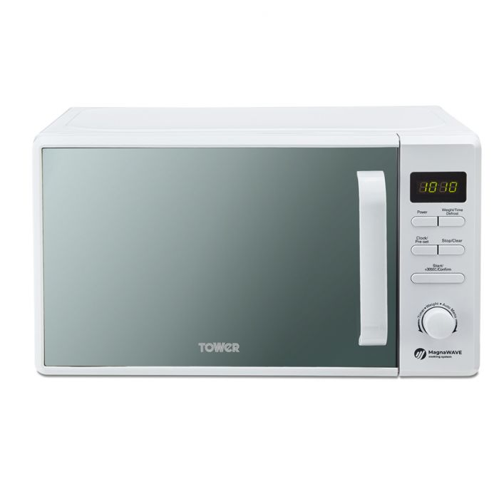 Tower 800W 20ltr Manual Microwave in White