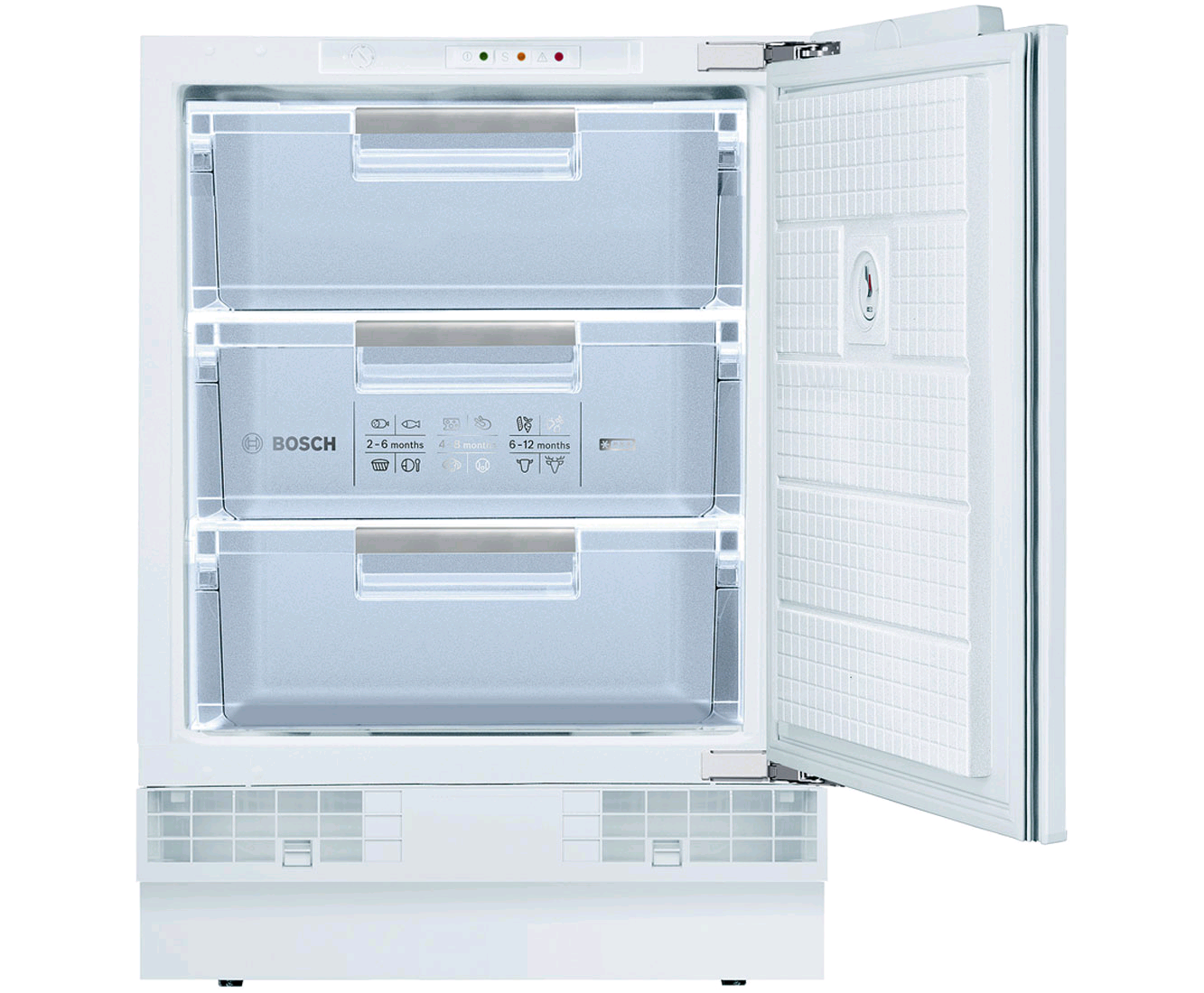 Bosch GUD15A50GB Series 6 Integrated Under Counter Freezer with Fixed Door Fixing Kit - A+ Rated Built under 