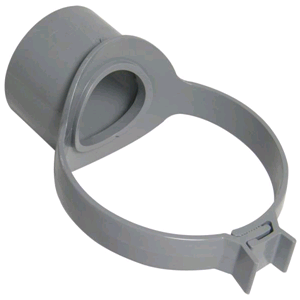 Floplast Soil Pipe Strap Boss 4" /110mm Grey 