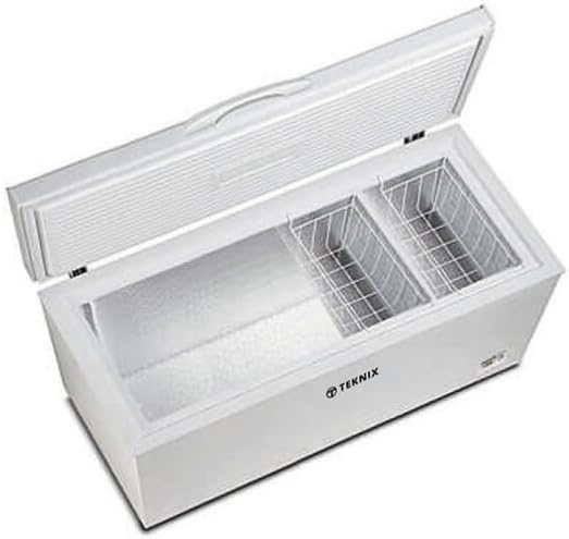 TEKNIX CF142 400Litre Chest Freezer Height 83.5, Width 136.5, Depth 73cm