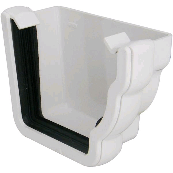 Floplast Niagara External R/H Stopend White