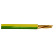 Cable 6mm 1Core Green/Yellow Earth PVC (per mtr)