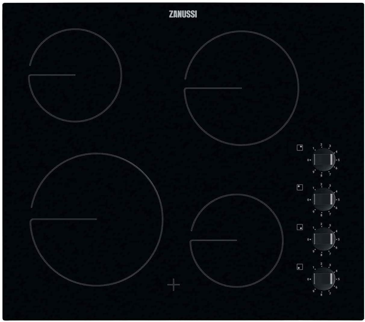 Zanussi Electric Ceramic Hob in Black