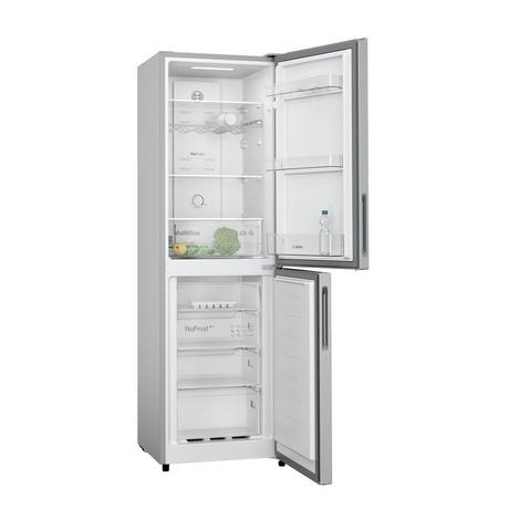 Bosch KGN27NLFAG 55cm Fridge Freezer - Silver - Frost Free