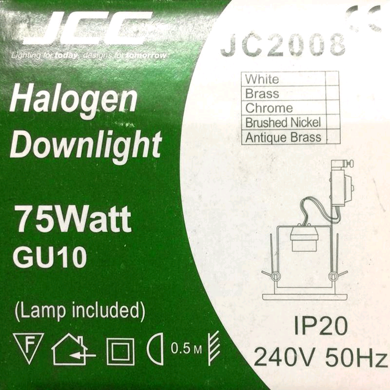 JCC HiSpot Par20 GU10 Downlight Brushed Nickel