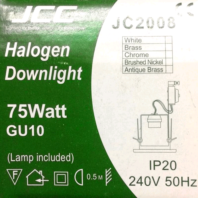 JCC HiSpot Par20 GU10 Downlight Brushed Nickel 